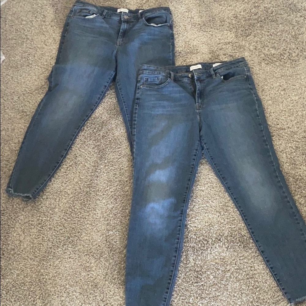 Jessica Simpson denim crop
